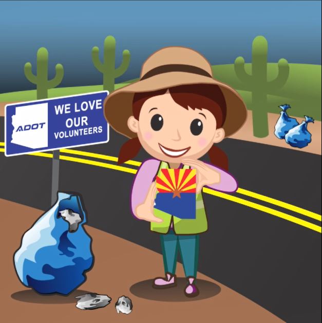 Show Arizona some love on her birthday Adopt a highway Department of